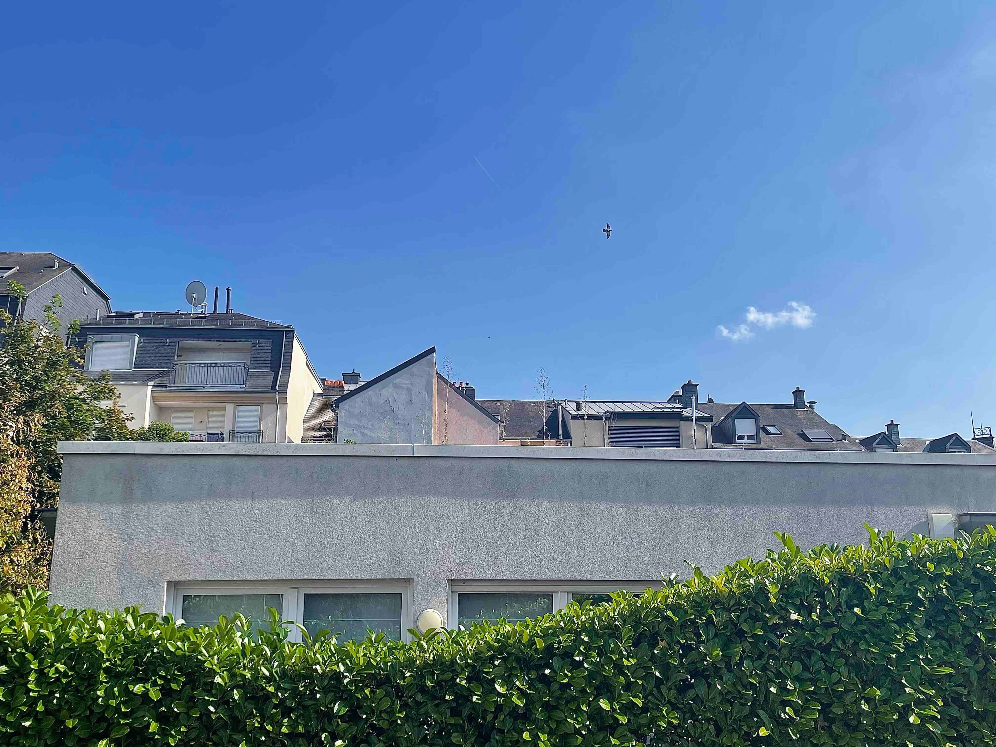 Edge and buildings, in Luxembourg.