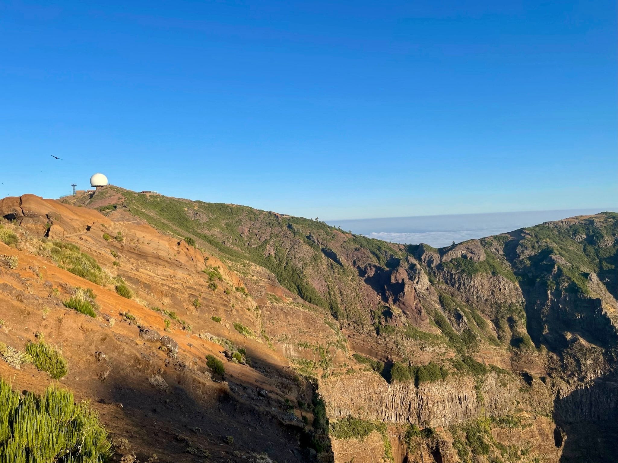 Pico do Areeiro's observatory, in Madeira, Portugal.